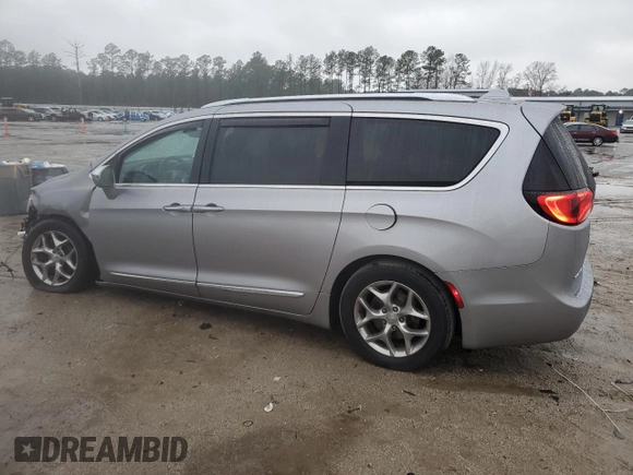 2018 Chrysler Pacifica Limited with VIN 2C4RC1GG1JR320524, listed as a Copart auction lot 48353795 with 133,624 mi miles and Salvage title. Bid and sale history available at DreamBid. Image 2.