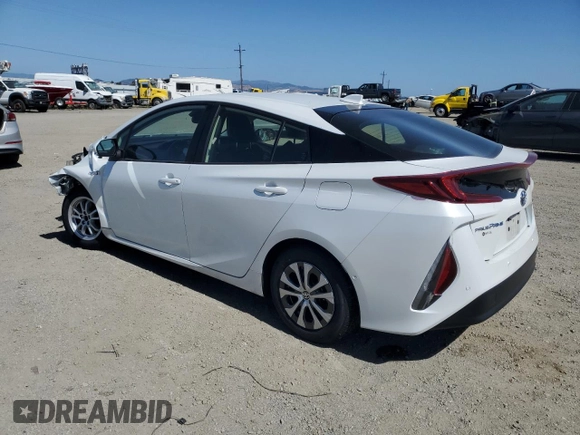 2021 Toyota Prius LE z VIN JTDKAMFP7M3191079, wystawiony jako Copart lot #57529195 z przebiegiem 52 809 mil mil oraz Szkoda całkowita • Salvage title. Historia ofert i sprzedaży dostępna na DreamBid. Obrazek 2.