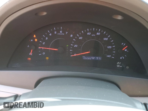 2011 Toyota Camry LE with VIN 4T4BF3EK5BR164134, listed as a Copart auction lot 62541425 with 135,083 mi miles and Salvage title. Bid and sale history available at DreamBid. Image 9.