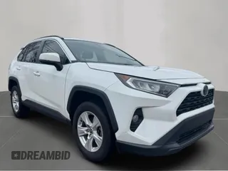 2021 Toyota RAV4 XLE with VIN 2T3W1RFV4MC139243, listed as a Copart auction lot 54453785 with 1 mi miles and Clean Title. Bid and sale history available at carsss.com. Image 1.