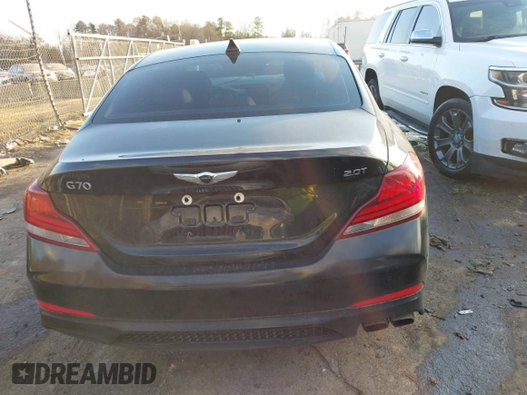 2019 Genesis G70 Advanced with VIN KMTG64LA7KU027220, listed as a IAAI auction lot 41133708 with 50,987 mi miles and . Bid and sale history available at DreamBid. Image 16.