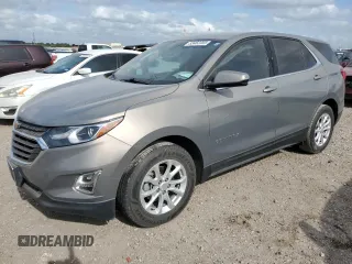 2018 Chevrolet Equinox LT with VIN 3GNAXJEV7JS634563, listed as a Copart auction lot 53462355 with 94,544 mi miles and Salvage title. Bid and sale history available at DreamBid. Image 1.