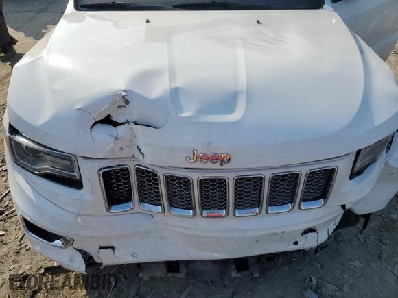 2014 Jeep Grand Cherokee Summit с VIN 1C4RJEJGXEC449558, выставлен на аукционе Copart как лот 59346845 с пробегом Не указан миль и Списание • Salvage title. История ставок и продаж доступна на DreamBid. Изображение 12.