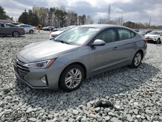 2019 Hyundai Elantra Preferred with VIN KMHD84LF2KU781788, listed as a Copart auction lot 48228515 with 81,107 mi miles and Salvage Title. Bid and sale history available at carsss.com. Image 1.