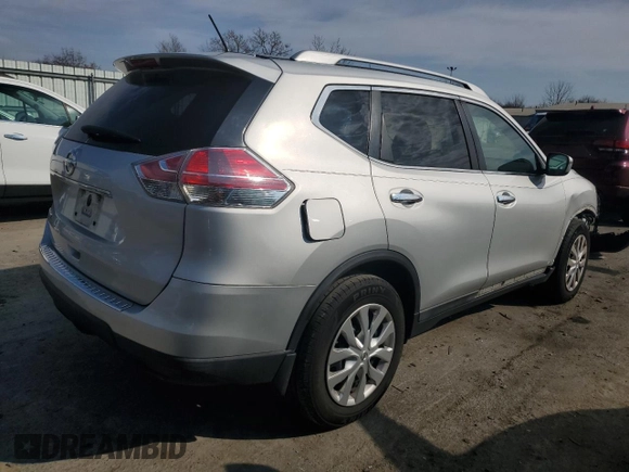 2016 Nissan Rogue SV with VIN 5N1AT2MT4GC774381, listed as a Copart auction lot 49072605 with 119,261 mi miles and Salvage Title. Bid and sale history available at carsss.com. Image 3.