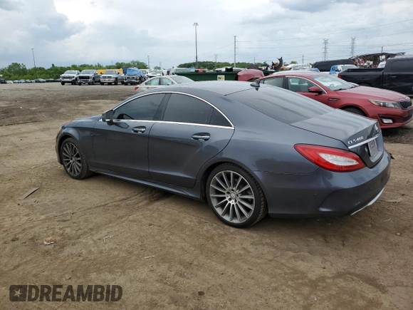 2015 Mercedes-Benz CLS 400 с VIN WDDLJ6HB4FA143254, выставлен на аукционе Copart как лот 61963365 с пробегом 119 660 миль миль и Чистый • Clean title. История ставок и продаж доступна на DreamBid. Изображение 2.