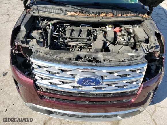 2019 Ford Explorer Limited with VIN 1FM5K8F86KGA86609, listed as a Copart auction lot 47983495 with 92,303 mi miles and Salvage Title. Bid and sale history available at carsss.com. Image 12.