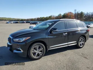 2017 Infiniti QX60 with VIN 5N1DL0MM6HC554882, listed as a Copart auction lot 54297515 with 82,996 mi miles and Salvage Title. Bid and sale history available at DreamBid. Image 1.
