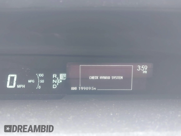2010 Toyota Prius II with VIN JTDKN3DU1A0241222, listed as a IAAI auction lot 42102110 with 199,895 mi miles. Bid and sale history available at carsss.com. Image 7.