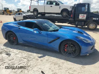 2016 Chevrolet Corvette 2LT with VIN 1G1YD2D73G5114459, listed as a Copart auction lot 68208544 with Not Provided miles and Salvage Title. Bid and sale history available at carsss.com. Image 4.