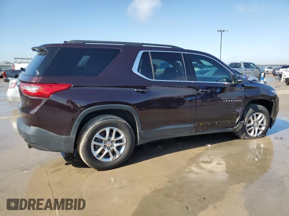 2020 Chevrolet Traverse LT Cloth z VIN 1GNERGKW2LJ253946, wystawiony jako Copart lot #46180455 z przebiegiem 98 965 mil mil oraz Szkoda całkowita • Salvage title. Historia ofert i sprzedaży dostępna na DreamBid. Obrazek 3.