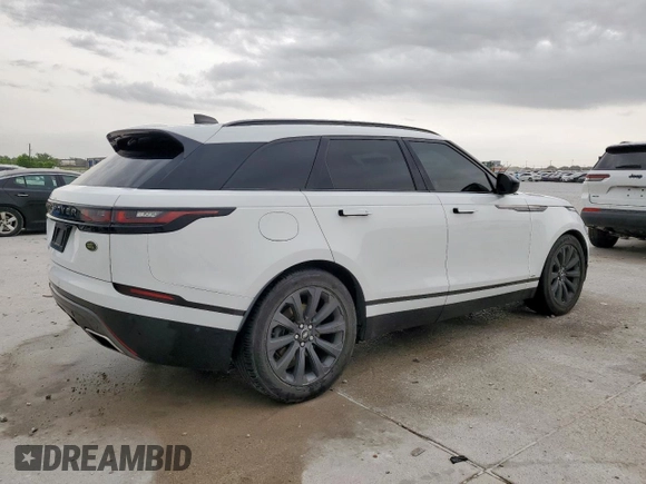 2018 Land Rover Range Rover Velar R-Dynamic SE with VIN SALYL2RV1JA755764, listed as a Copart auction lot 56980485 with 70,119 mi miles and Salvage title. Bid and sale history available at DreamBid. Image 3.