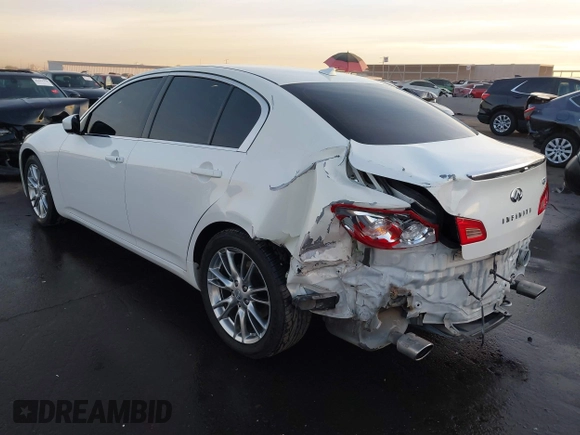 2013 Infiniti G37 Journey with VIN JN1CV6AP6DM301189, listed as a IAAI auction lot 41242902 with 60,683 mi miles and . Bid and sale history available at DreamBid. Image 3.