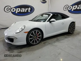 2015 Porsche 911 Carrera S with VIN WP0CB2A90FS154351, listed as a Copart auction lot 72019974 with 12,320 mi miles and Salvage Title. Bid and sale history available at carsss.com. Image 1.