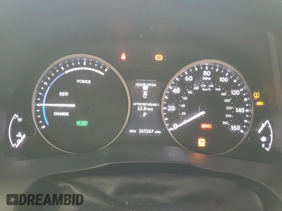 2013 Lexus ES 300h z VIN JTHBW1GG9D2033782, wystawiony jako Copart lot #60403455 z przebiegiem 265 567 mil mil oraz Szkoda całkowita • Salvage title. Historia ofert i sprzedaży dostępna na DreamBid. Obrazek 9.