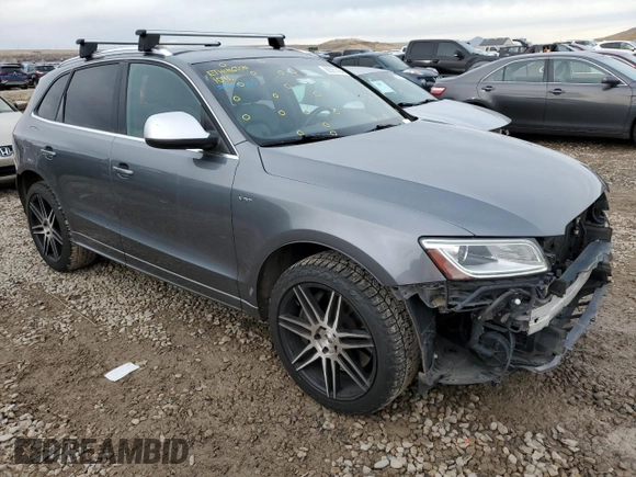 2014 Audi SQ5 Premium Plus z VIN WA1CGAFP0EA011899, wystawiony jako Copart lot #86581494 z przebiegiem 144 559 mil mil oraz Szkoda całkowita • Salvage title. Historia ofert i sprzedaży dostępna na DreamBid. Obrazek 4.