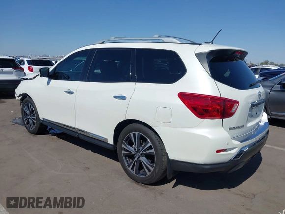 2017 Nissan Pathfinder SL with VIN 5N1DR2MM5HC623801, listed as a IAAI auction lot 42142474 with 110,175 mi miles and . Bid and sale history available at DreamBid. Image 3.