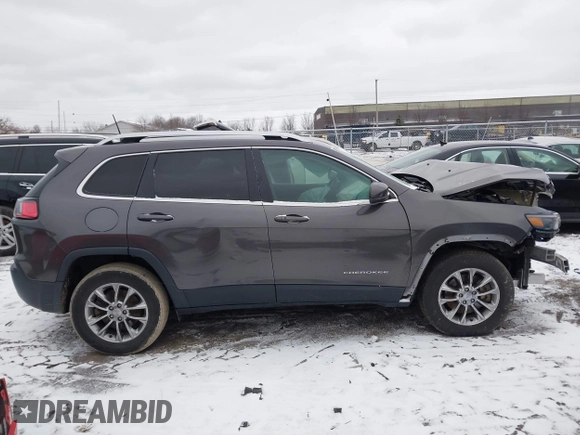 2020 Jeep Cherokee Latitude Plus with VIN 1C4PJMLB8LD626568, listed as a IAAI auction lot 41737605 with 1 mi miles. Bid and sale history available at carsss.com. Image 14.