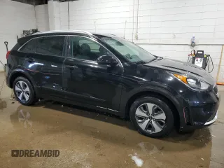 2018 Kia Niro LX with VIN KNDCB3LC8J5124228, listed as a Copart auction lot 47780205 with 107,629 mi miles and Salvage Title. Bid and sale history available at carsss.com. Image 4.