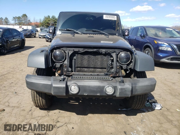 2016 Jeep Wrangler Unlimited Sport with VIN 1C4BJWDG8GL314780, listed as a Copart auction lot 49289995 with 150,790 mi miles and Salvage Title. Bid and sale history available at DreamBid. Image 5.