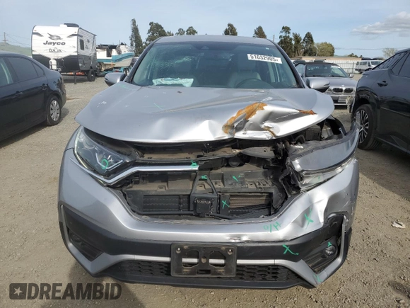 2022 Honda CR-V EX-L z VIN 2HKRW1H80NH403718, wystawiony jako Copart lot #51632905 z przebiegiem 50 623 mil mil oraz Szkoda całkowita • Salvage title. Historia ofert i sprzedaży dostępna na DreamBid. Obrazek 5.