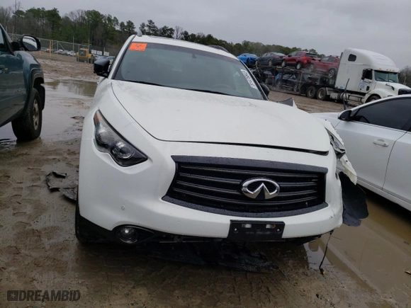 2016 Infiniti QX70 with VIN JN8CS1MW4GM751198, listed as a Copart auction lot 81476843 with 74,221 mi miles. Bid and sale history available at carsss.com. Image 5.