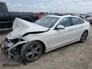 2017 BMW 4 Series 430i with VIN WBA4F7C55HG786295, listed as a Copart auction lot 53821775 with 0 mi miles and Clean Title. Bid and sale history available at carsss.com. Image 1.