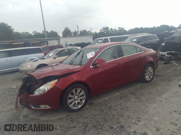 2012 Buick Regal with VIN 2G4GR5ER3C9211188, listed as a IAAI auction lot 36568441 with 148,371 mi miles and . Bid and sale history available at DreamBid. Image 2.