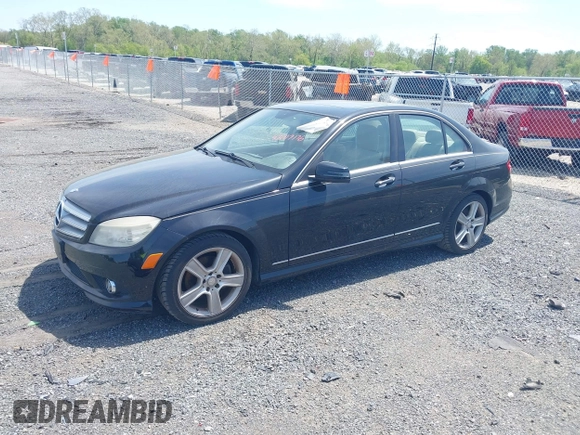 2010 Mercedes-Benz C-Class C 300 Sport with VIN WDDGF5EB5AR102658, listed as a IAAI auction lot 42107176 with 215,362 mi miles. Bid and sale history available at carsss.com. Image 2.