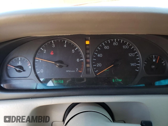 2002 Cadillac Eldorado z VIN 1G6EL12Y02B101569, wystawiony jako Copart lot #46216994 z przebiegiem 94 758 mil mil oraz Szkoda całkowita • Salvage title. Historia ofert i sprzedaży dostępna na DreamBid. Obrazek 9.