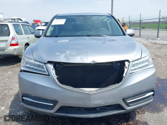 2016 Acura MDX w/Tech with VIN 5FRYD4H47GB039491, listed as a IAAI auction lot 42025711 with 124,491 mi miles. Bid and sale history available at carsss.com. Image 12.