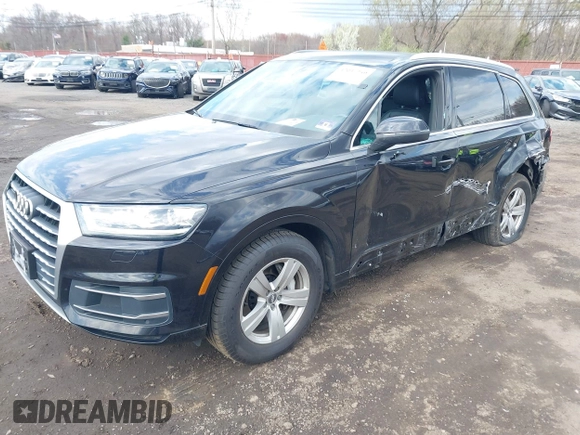 2019 Audi Q7 Premium with VIN WA1AHAF74KD034469, listed as a IAAI auction lot 42037259 with 92,404 mi miles and . Bid and sale history available at DreamBid. Image 2.