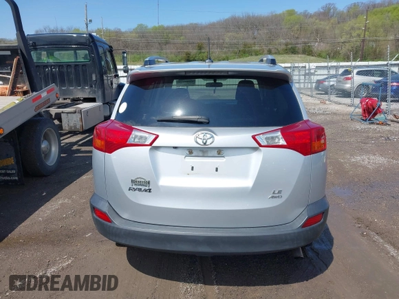 2014 Toyota RAV4 LE with VIN JTMBFREV7ED050667, listed as a IAAI auction lot 42082759 with 270,927 mi miles and . Bid and sale history available at DreamBid. Image 16.