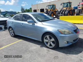 2006 Lexus IS 350 with VIN JTHBE262465006554, listed as a IAAI auction lot 42572981 with 106,952 mi miles and . Bid and sale history available at DreamBid. Image 1.