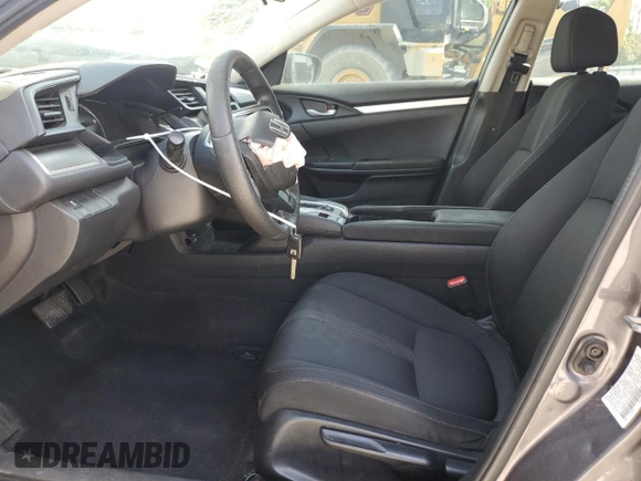 2017 Honda Civic Sedan LX with VIN 19XFC2F52HE062826, listed as a Copart auction lot 50692755 with 123,569 mi miles and Salvage Title. Bid and sale history available at carsss.com. Image 7.