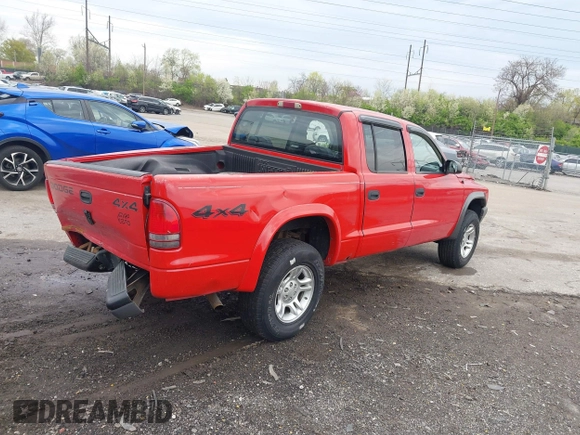 2003 Dodge Dakota Sport with VIN 1D7HG38X63S212434, listed as a IAAI auction lot 42030739 with 181,098 mi miles and . Bid and sale history available at DreamBid. Image 4.
