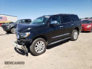2019 Toyota Sequoia Platinum with VIN 5TDDY5G11KS166047, listed as a Copart auction lot 52504674 with 40,393 mi miles. Bid and sale history available at carsss.com. Image 1.