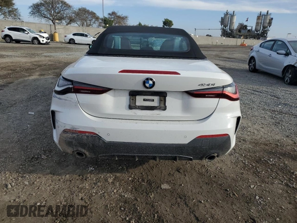 2021 BMW 4 Series 430i with VIN WBA23AT07MCG83014, listed as a Copart auction lot 45770325 with Not provided miles and Salvage title. Bid and sale history available at DreamBid. Image 6.