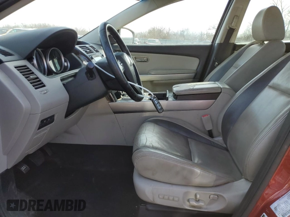 2012 Mazda CX-9 Grand Touring with VIN JM3TB3DA7C0368120, listed as a Copart auction lot 49294975 with 98,071 mi miles and Salvage Title. Bid and sale history available at DreamBid. Image 7.