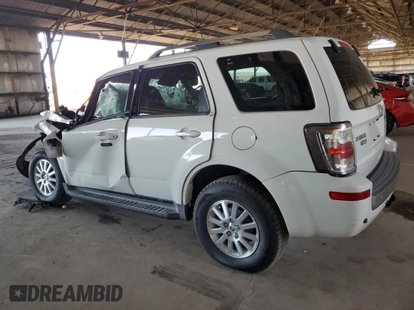 2010 Mercury Mariner Premier with VIN 4M2CN9HG5AKJ26732, listed as a Copart auction lot 62754585 with Not provided miles and Salvage title. Bid and sale history available at DreamBid. Image 2.