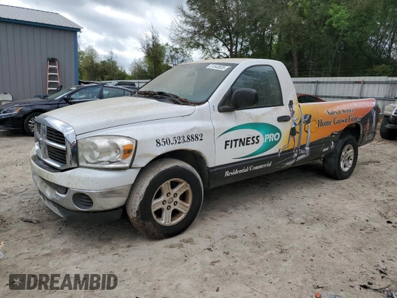 2007 Dodge 1500 SLT with VIN 1D7HA16P97J579980, listed as a Copart auction lot 51543835 with Not Provided miles and Clean Title. Bid and sale history available at DreamBid. Image 1.