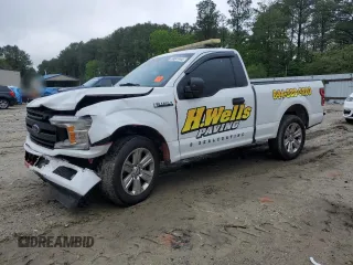 2018 Ford F-150 XL with VIN 1FTMF1C57JFB02794, listed as a Copart auction lot 58041445 with 279,074 mi miles and Salvage title. Bid and sale history available at DreamBid. Image 1.