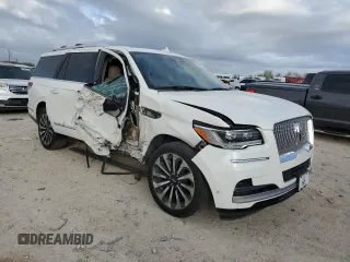 2022 Lincoln Navigator Reserve z VIN 5LMJJ3KT6NEL05029, wystawiony jako Copart lot #86290224 z przebiegiem Nie podano mil oraz Szkoda całkowita • Salvage title. Historia ofert i sprzedaży dostępna na DreamBid. Obrazek 4.