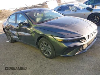 2024 Hyundai Elantra SEL with VIN KMHLM4DG3RU686052, listed as a IAAI auction lot 41322384 with 11,228 mi miles. Bid and sale history available at carsss.com. Image 1.
