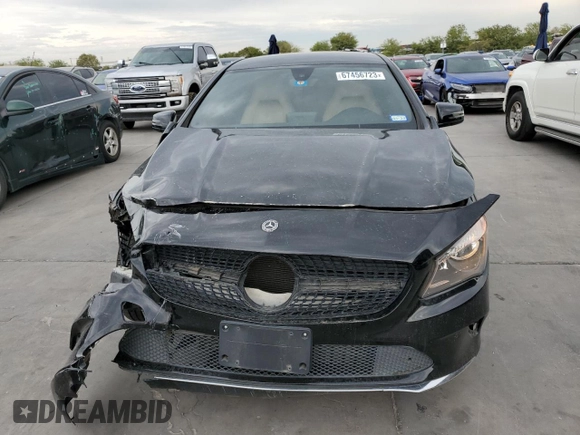 2018 Mercedes-Benz CLA with VIN WDDSJ4EB9JN564036, listed as a Copart auction lot 67456723 with 84,204 mi miles. Bid and sale history available at carsss.com. Image 5.