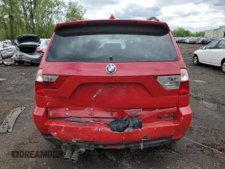 2007 BMW X3 3.0si with VIN WBXPC93447WF08350, listed as a Copart auction lot 55138105 with Not Provided miles and Non Repairable. Bid and sale history available at DreamBid. Image 6.