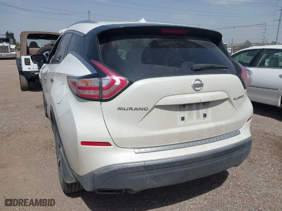 2016 Nissan Murano S with VIN 5N1AZ2MG2GN120050, listed as a IAAI auction lot 41743948 with 159,542 mi miles. Bid and sale history available at carsss.com. Image 3.