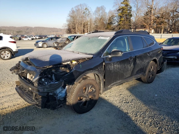 2022 Subaru Outback Onyx Edition XT with VIN 4S4BTGLD6N3182554, listed as a Copart auction lot 42115665 with 71,987 mi miles and Salvage Title. Bid and sale history available at carsss.com. Image 1.