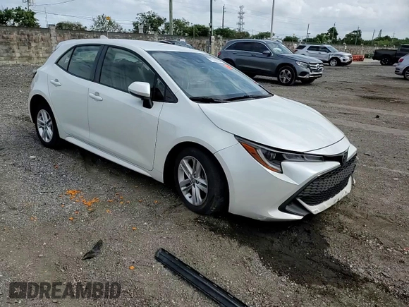 2020 Toyota Corolla Hatchback SE with VIN JTND4RBE2L3088079, listed as a Copart auction lot 75100054 with 27,730 mi miles and Salvage Title. Bid and sale history available at carsss.com. Image 13.