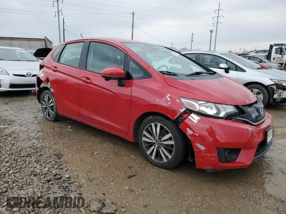 2015 Honda Fit EX-L with VIN 3HGGK5H88FM739589, listed as a Copart auction lot 45056475 with 76,106 mi miles and Salvage Title. Bid and sale history available at carsss.com. Image 4.